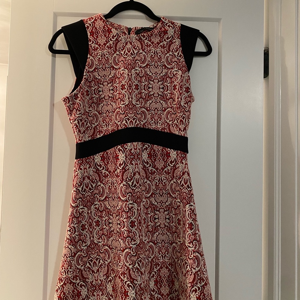 Zara black and red dress